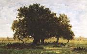 Oak Trees near Apremont (mk09) Theodore Rousseau